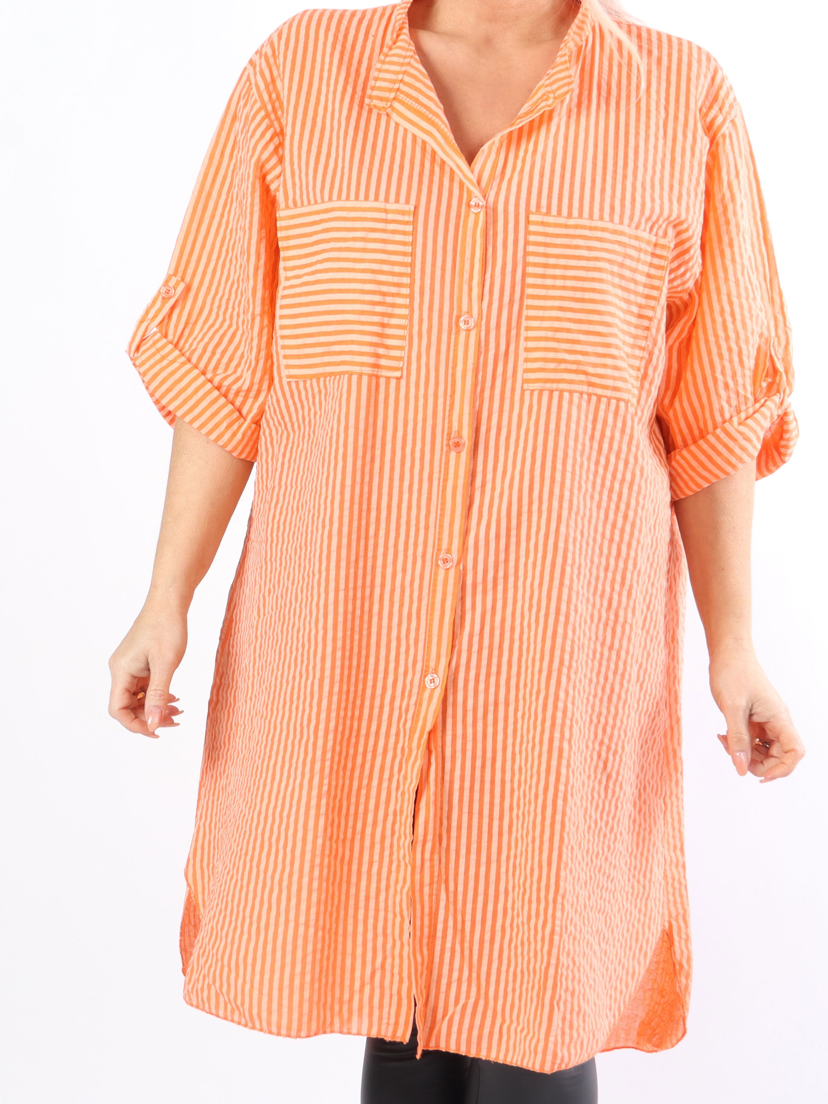 Bellis - Djärv plus size skjorta i bäck och våg